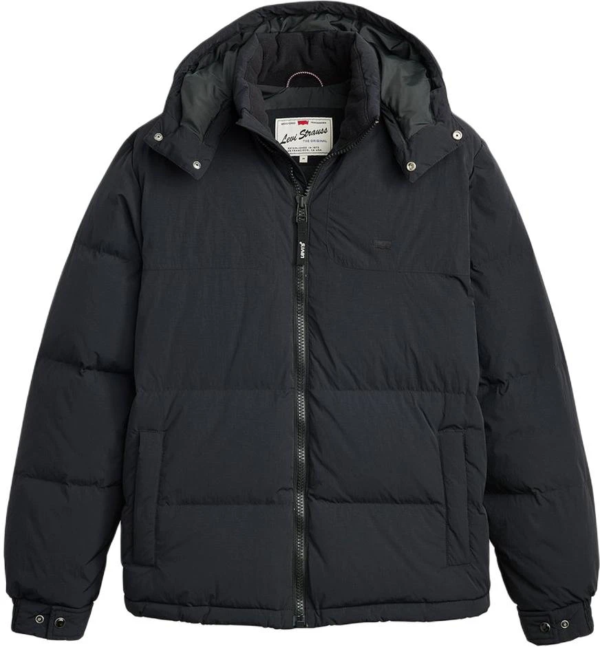levi-s-black-hooded-solid-color-zip-up-jacket-a8557-0000