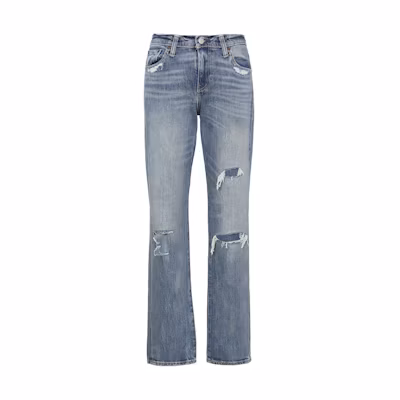 Levi's Blue Distressed Patchwork Casual Jeans 04511-2015