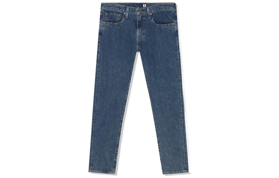 Levi's Blue Solid Tapered Denim Jeans 59607-0050