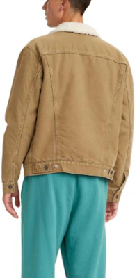 Levi's Brown Colorblock Button-Up Jacket 16365-0158 Purchase Levi's Brown Colorblock Button-Up Jacket 16365-0158