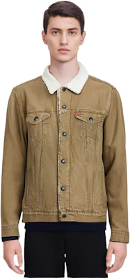 Levi's Brown Colorblock Button-Up Jacket 16365-0158 Details for Levi's Brown Colorblock Button-Up Jacket 16365-0158