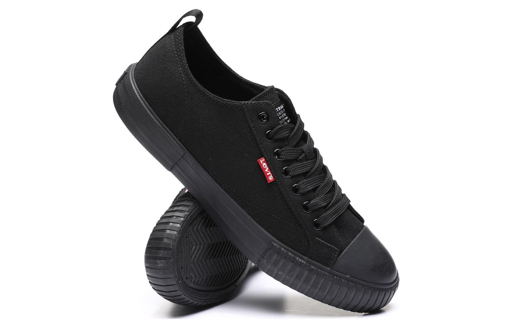 Shop Levi''s Canvas Low ''Nero Antiscivolo Durevole'' 510361A481