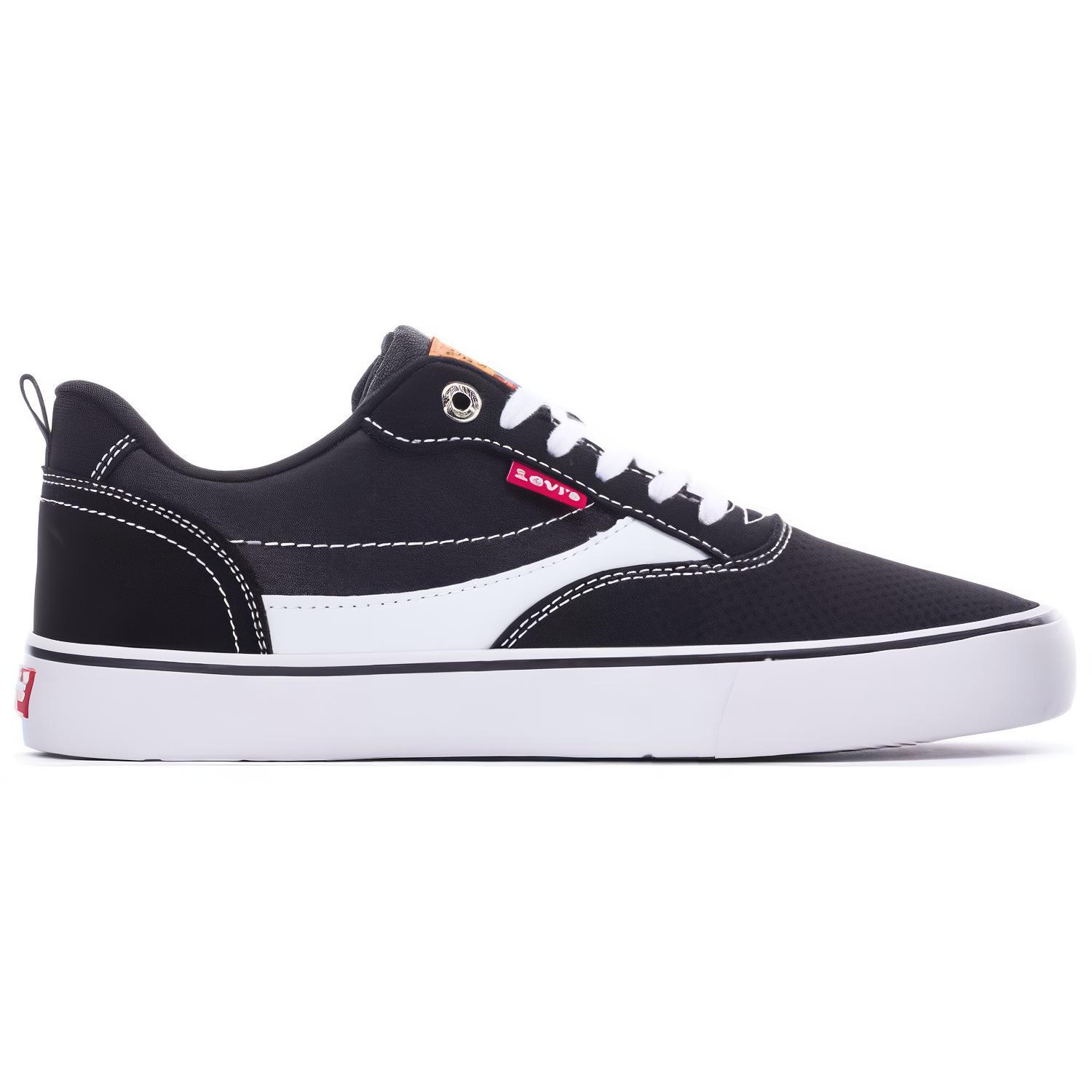 Order Levi''s Freizeit Low Top ''Komfort Stoßdämpfung Schwarz Weiß'' 51979706A1