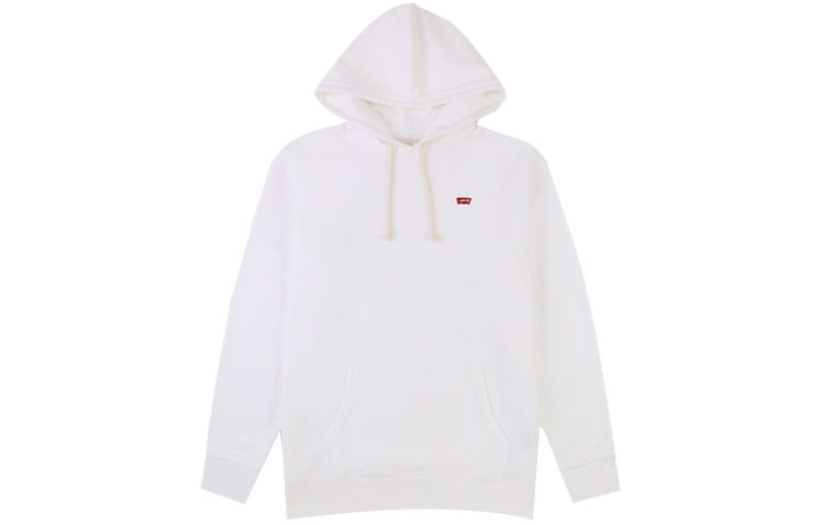 Levi's Classic White Cotton Pullover Sweatshirt 34581-0010
