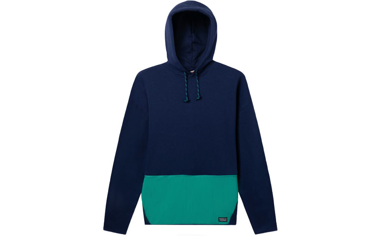 Levi's Colorblock Drawstring Loose Hoodie Blue A0756-0001