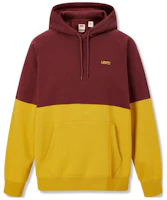 Levi's Colorblock Pullover Hoodie Yellow Brown A3307-0000 Levi's Colorblock Pullover Hoodie Yellow Brown A3307-0000
