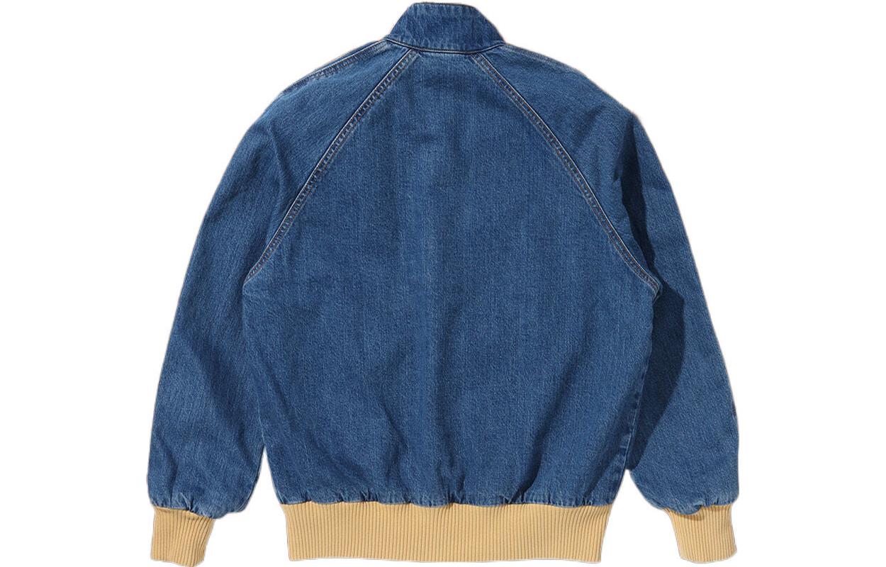 Lookbook 李维斯拼色牛仔夹克蓝色时尚款式 85208-0001