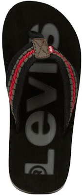 Levi's Comfort Breathable 'Herringbone Slippers' Black 85269995-JX Shop Levi's Comfort Breathable 'Herringbone Slippers' Black 85269995-JX