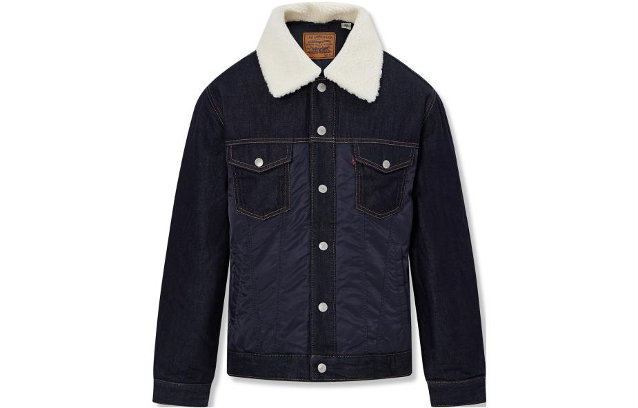 Levi's Contrast Collar Denim Jacket - Dark Wash A7758-0000