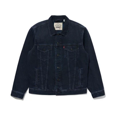 Levi's Deep Blue Button-Up Long Sleeve Jacket A6138-0000