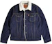 Order Levi's Denim Long Sleeve Jacket Solid Color Single-Breasted - Dark Blue 16365-0084