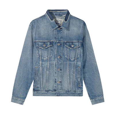 Levi's Distressed Denim Trucker Jacket Blue 67485-0018