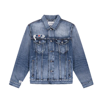 Levi's Distressed Fuzzy Denim Jacket for Men 67485-0011