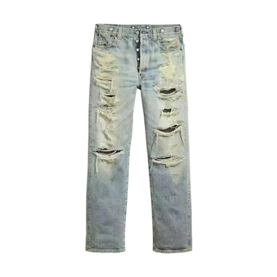 Levi's Distressed Jeans Unisex Light Blue A6834-0001