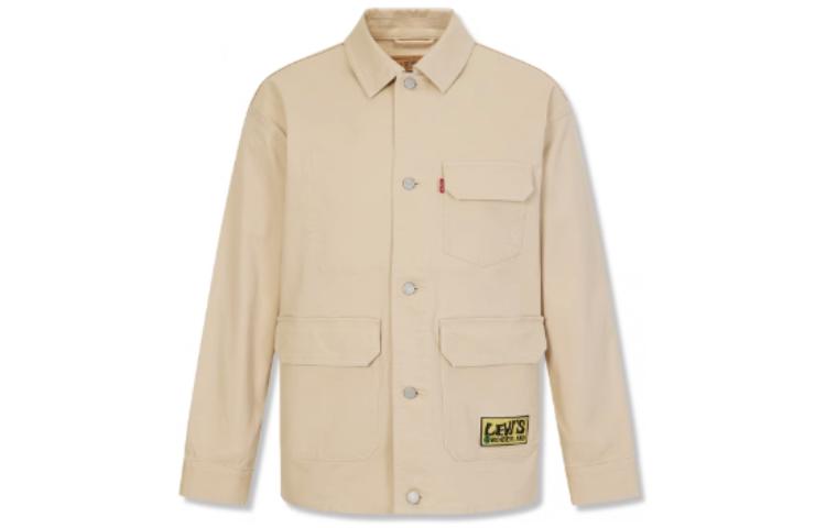 Details for Levi's Embroidered Logo Long Sleeve Collared Jacket A6802-0001