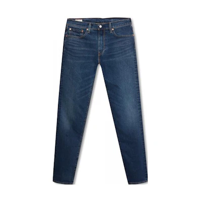 Levi's FW22 Blue Washed Thick Straight-Leg Long Jeans 28833-1007