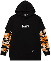 Levi's FW22 Camo Print Hoodie Black A5186-0000 Levi's FW22 Camo Print Hoodie Black A5186-0000
