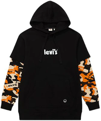 Levi''s FW22 迷彩印花連帽上衣 黑色 A5186-0000 Buy Levi''s FW22 迷彩印花連帽上衣 黑色 A5186-0000