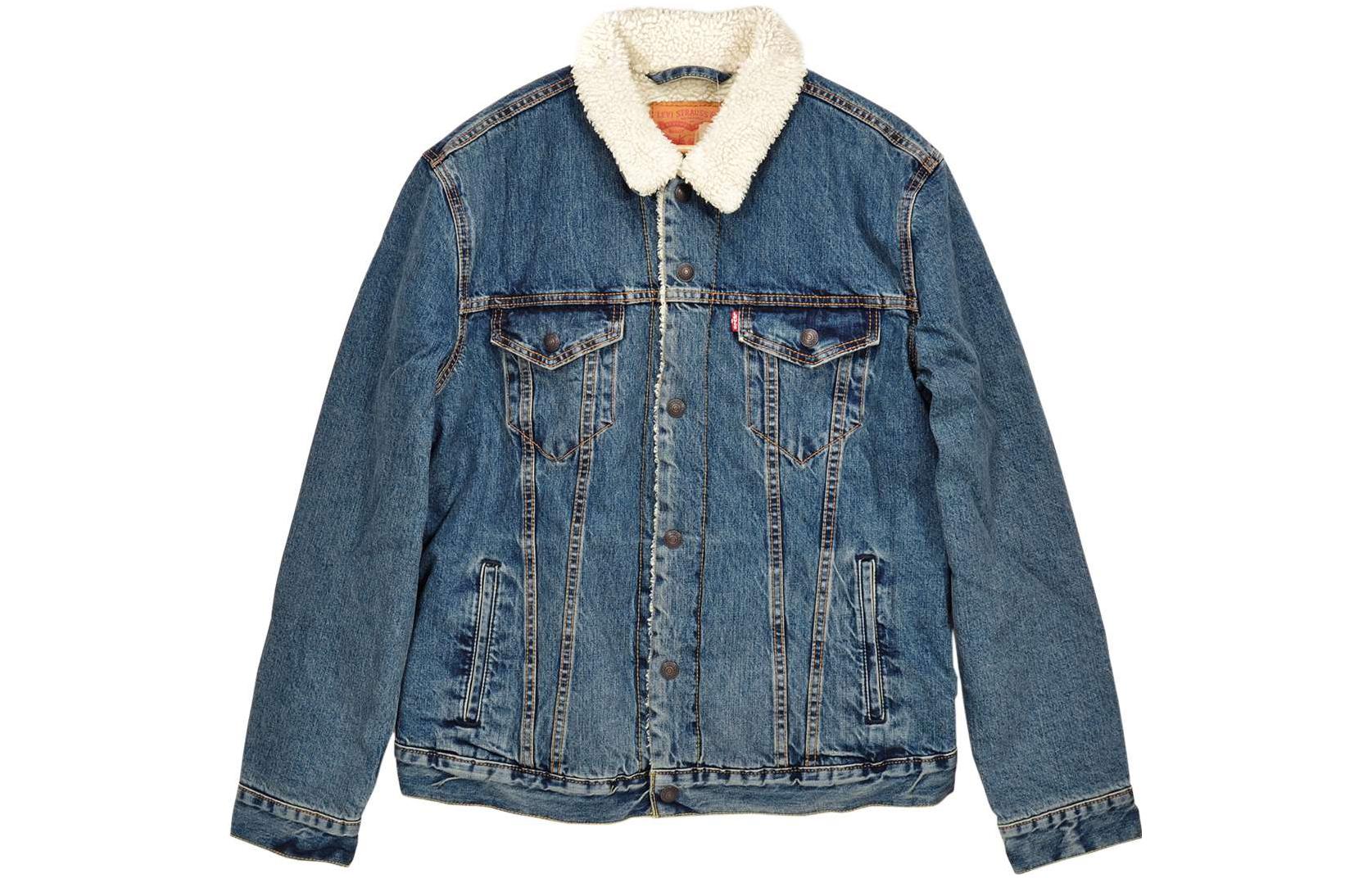 Levi's FW22 Fleece-Lined Denim Jacket Deep Blue () 163650041