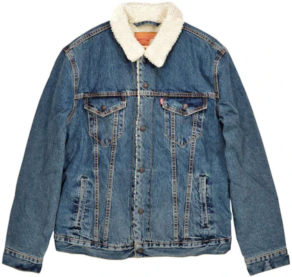 Levi's FW22 Fleece-Lined Denim Jacket Deep Blue () 163650041 Buy Levi's FW22 Fleece-Lined Denim Jacket Deep Blue () 163650041