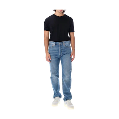 Levi's FW22 High-Waisted Blue Washed Long Jeans A2231-0007