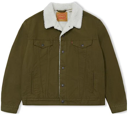 Levi''s FW22 軍綠色純色扣式外套 男女適用 16365-0189 Buy Levi''s FW22 軍綠色純色扣式外套 男女適用 16365-0189