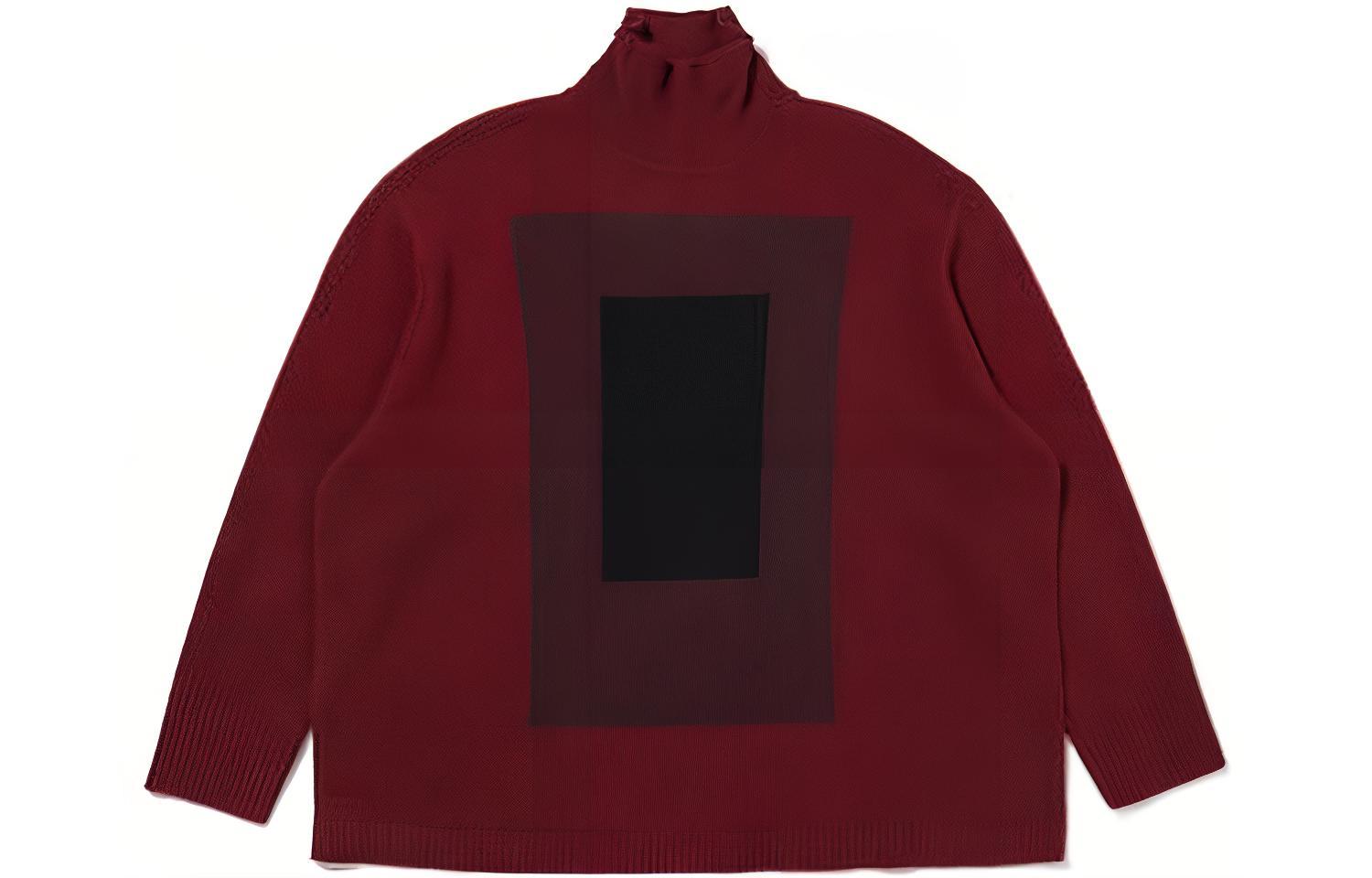 Buy 리바이스 FW22 레드 패턴 루즈 터틀넥 스웨터 A2980-0000