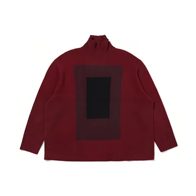 Levi's FW22 Red Patterned Loose Turtleneck Sweater A2980-0000