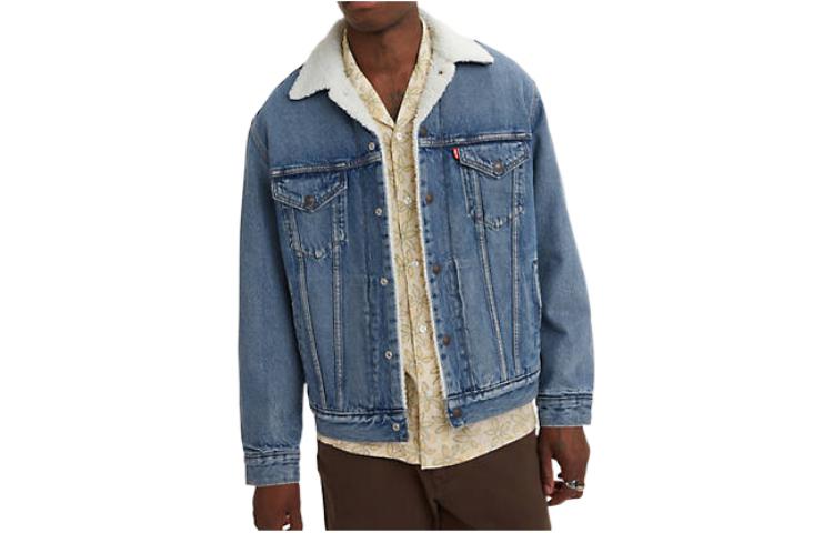 Levi's FW22 Single-Breasted Denim Jacket Men’s Blue 16365-0128 圖 2