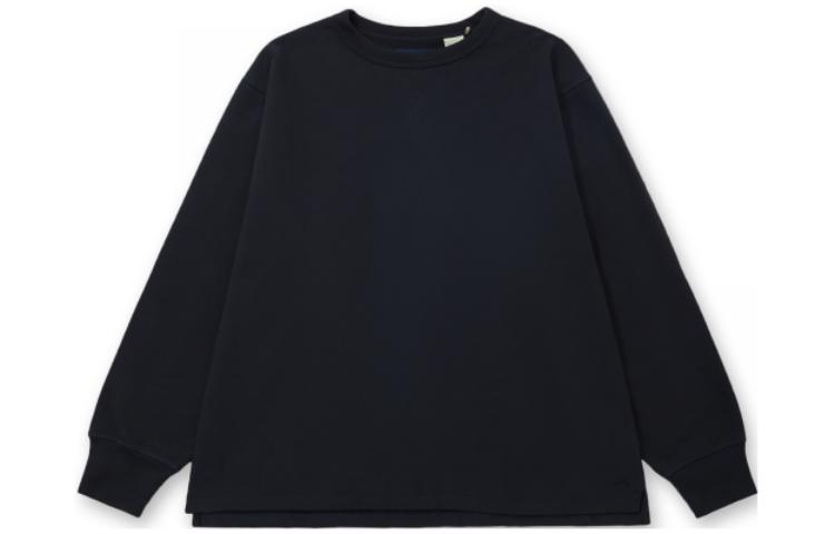Levi's FW22 Solid Black Pullover Sweatshirt Casual Long Sleeve. A2137-0005