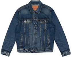 Levi's FW22 Solid Color Denim Jacket Blue Long Sleeve 72334-0140 Levi's FW22 Solid Color Denim Jacket Blue Long Sleeve 72334-0140