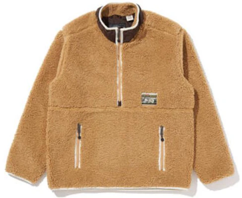 Levi's FW22 Solid Half-Zip Pullover Jacket Yellow A3206-0001 Buy Levi's FW22 Solid Half-Zip Pullover Jacket Yellow A3206-0001