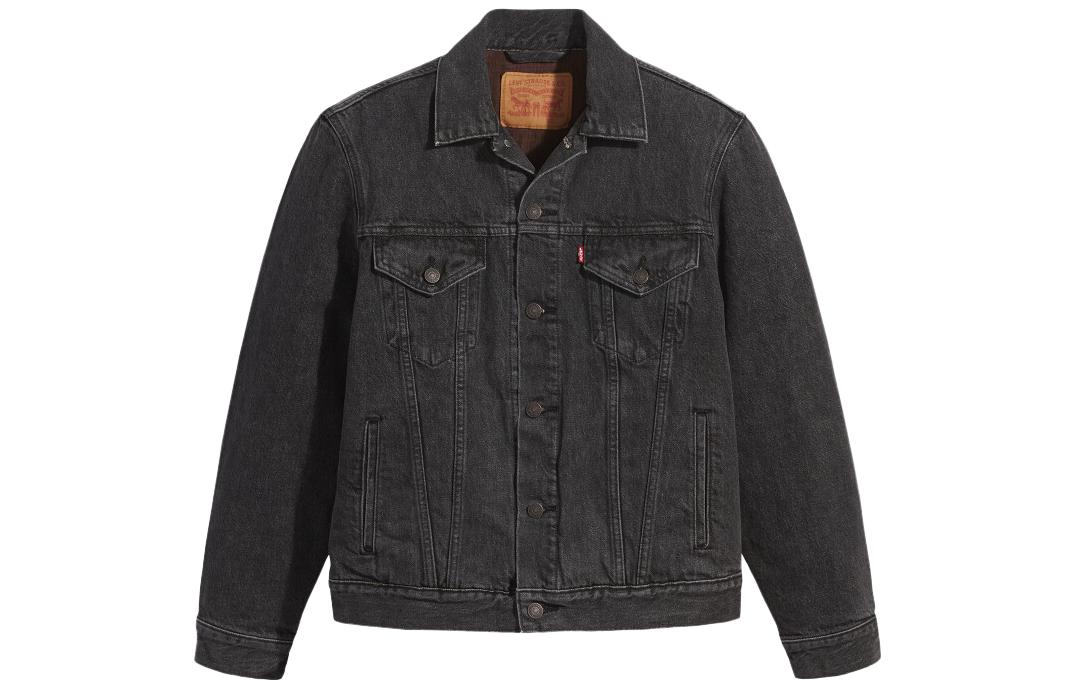 Levi's FW23 Black Grey Denim Trucker Jacket A3182-0001