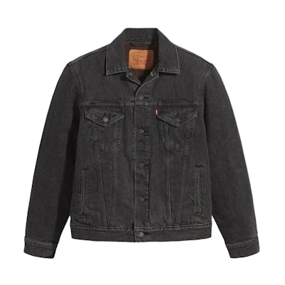 Levi's FW23 Black Grey Denim Trucker Jacket A3182-0001