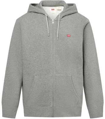 Levi's FW23 Solid Color Zip Hoodie - Gray 34259-0000-1 Buy Levi's FW23 Solid Color Zip Hoodie - Gray 34259-0000-1