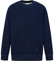 Levi's FW23 Solid Print Sweatshirt Deep Blue A7778-0000 Levi's FW23 Solid Print Sweatshirt Deep Blue A7778-0000