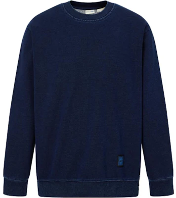 リーバイス FW23 ソリッドプリント スウェットシャツ ディープブルー A7778-0000 Buy リーバイス FW23 ソリッドプリント スウェットシャツ ディープブルー A7778-0000