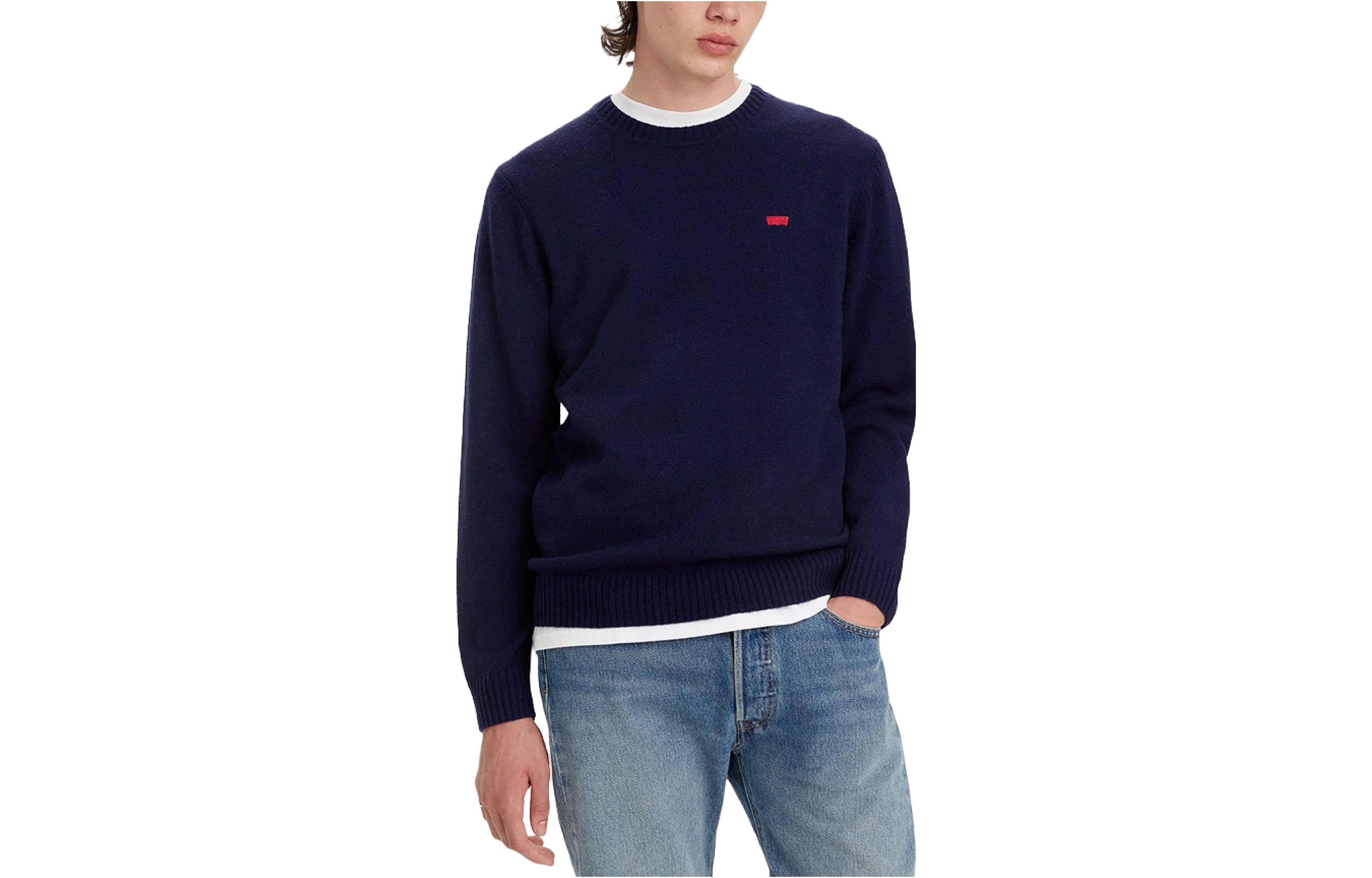 Levi's FW23 Solid Pullover Hoodie Men’s Blue A4320-0001