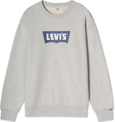 Levi''s FW24 丹寧 Ronin Logo 宽鬆版灰色圓領長袖男士上衣. 0018N-0001 Buy Levi''s FW24 丹寧 Ronin Logo 宽鬆版灰色圓領長袖男士上衣. 0018N-0001