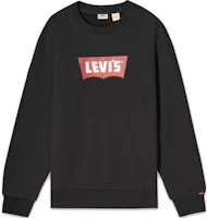 Levi's FW24 Denim Ronin Logo Crewneck Sweatshirt Black () 0018N-0002 Levi's FW24 Denim Ronin Logo Crewneck Sweatshirt Black () 0018N-0002