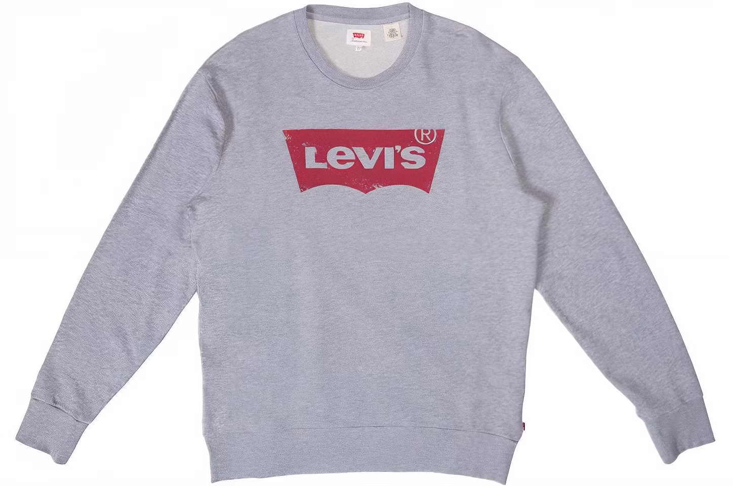 levi-s-gray-crewneck-pullover-sweatshirt-with-letter-print-19492-0026
