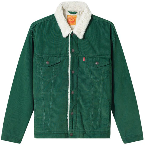 levi-s-green-corduroy-style-jacket-with-sherpa-collar-16365-0161