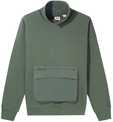 Levi''s 綠色純色立領長袖衛衣 A0752-0000 Buy Levi''s 綠色純色立領長袖衛衣 A0752-0000