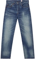 Levi's Japan Made 501 Classic Straight Jeans Men Washed Blue A5875-0007 Levi's Japan Made 501 Classic Straight Jeans Men Washed Blue A5875-0007