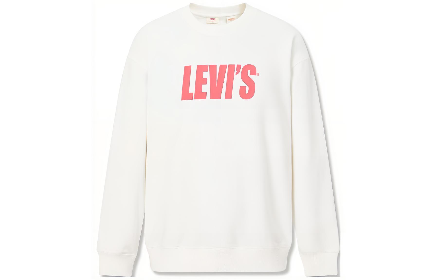 Levi's Letter Logo Print Simple Comfort Sweatshirt Unisex A7979-0000