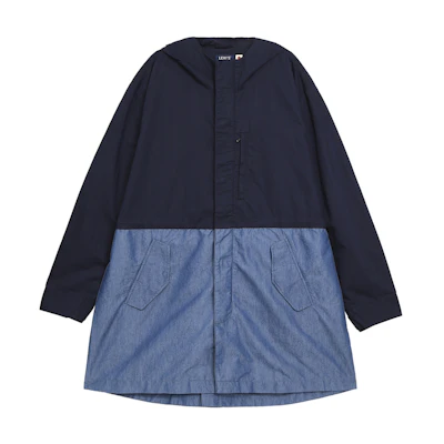 Levi's Levi’s Blue Colorblock Hoodie Jacket Long Sleeve Casual Coat 17484-0003