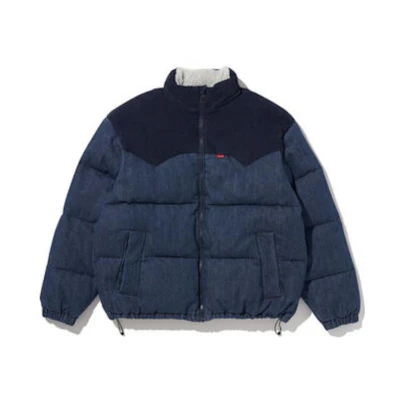 Levi'S Levi’s FW22 Corduroy Denim Puffer Jacket, , Dark Blue A0726-0002