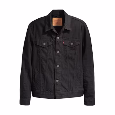 Levi's Levi’s FW22 Solid Color Button Long Sleeve Jacket Black Men’s 72334-0144