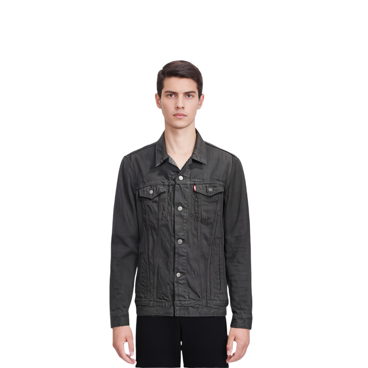 Purchase Levi's Levi’s FW22 Solid Color Button Long Sleeve Jacket Black Men’s 72334-0144