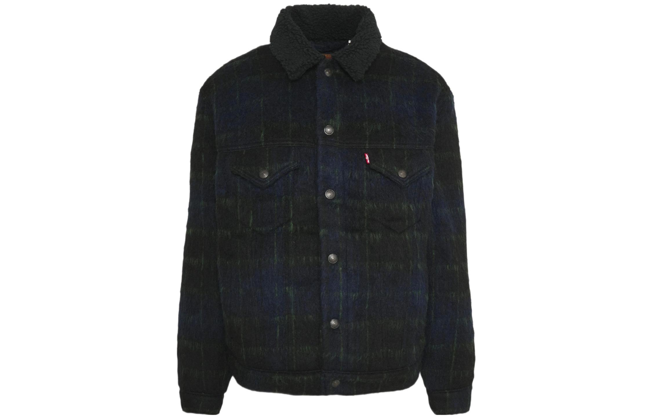 Order Levi's Levi’s FW22 Solid Single-Breasted Collared Jacket Black 79129-0012